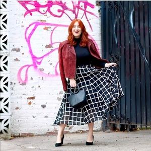 Oxblood Suede Moto Jacket